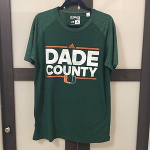 University of Miami Adidas “Dade County” T-Shirt